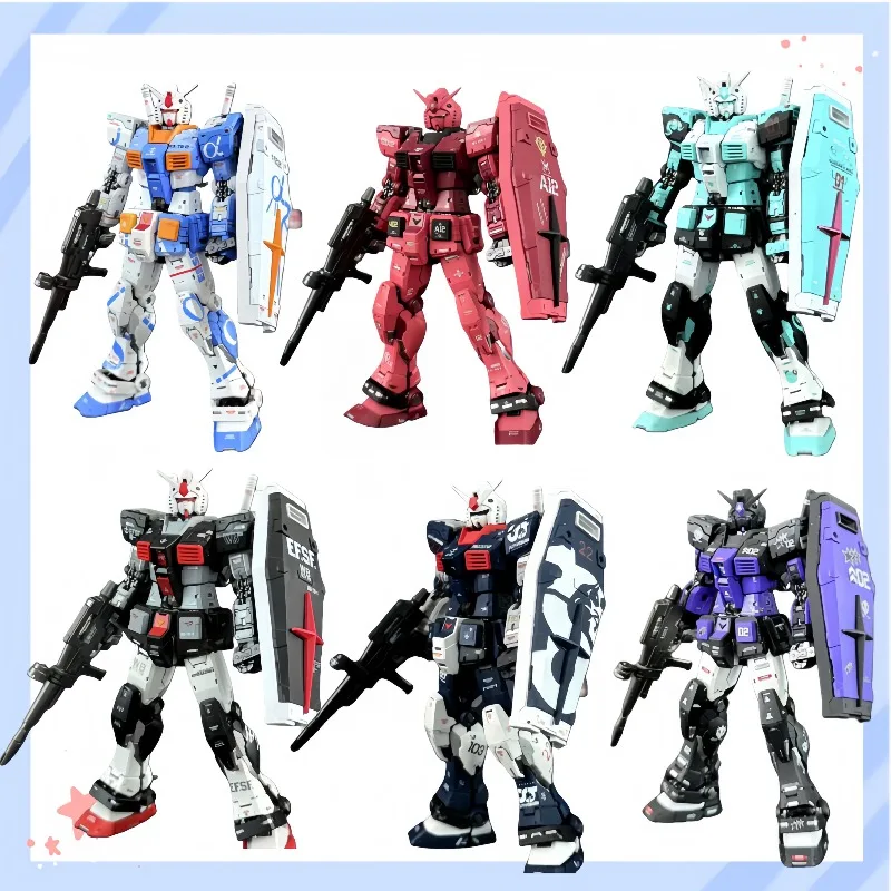 

【In Stock】Changlong5501 Rg1/144 RX-78 Various Sheet Spray Color Matching High-quality Assembly Model Kit Gift
