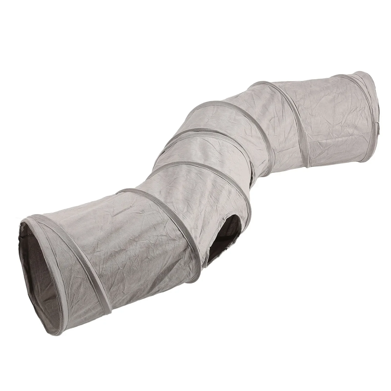 

Foldable Cat Tunnel Collapsible Interactive Crinkle Large Space Kitten Tunnel Toy for Cats Kittens Little Pets