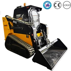 Fabbrica di macchinari personalizzati Euro 5 CE EPA piccolo caricatore Mini Skid Steer Loader 500kg 800kg Skid Steer Track Loader in vendita