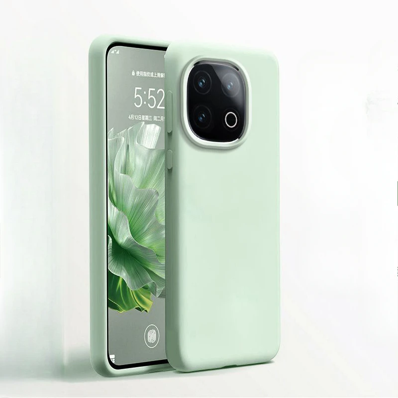 

For Vivo IQOO 13 Liquid Silicone Soft Shell for VIVO IQOO13 Iqoo13 Iqoo 13 Plain Anti Fingerprint Protective Phone Case Cover