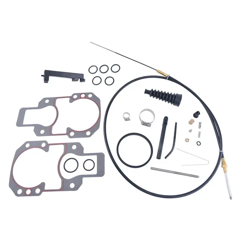 Lower Shift Cable Kit O-Ring Gaskets Connectors 8M0176525 For Select Mercruiser MC-I, R, MR, Alpha One Gen II 865436A03-A08Q