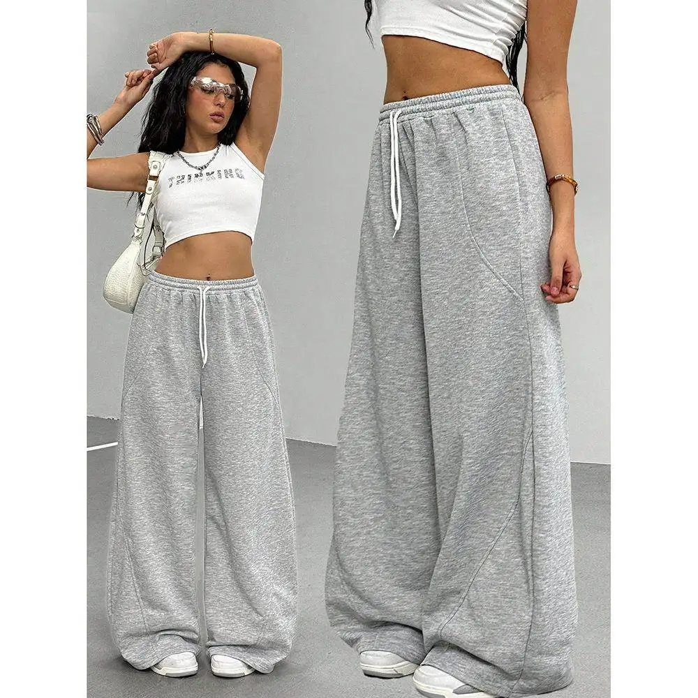 

Loose Wide Leg Casual Pants Women's Comfortable Versatile Long Trousers Fashionable Brand Cross-Border Independent Station