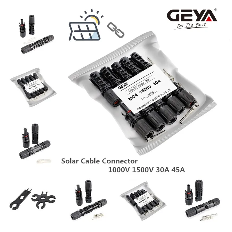 5Pairs Solar Stecker mit 1PCS Schraubenschlüssel Männlich Weiblich 30A 1000VDC Solar Panel Zweig Anschlüsse für PV Kabel 2,5/4mm2 – Detail 3