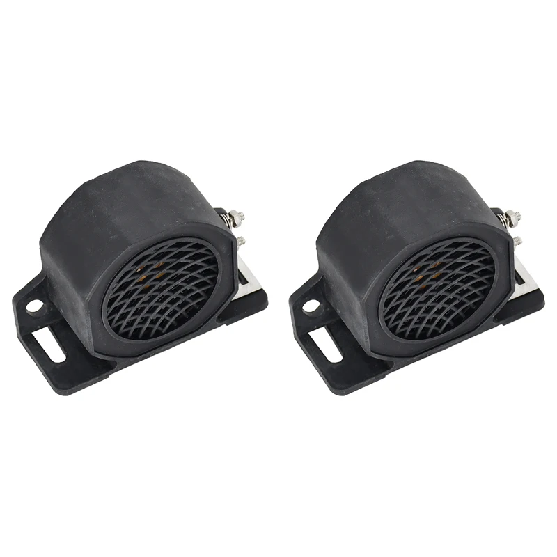 

300MA 15W 105DB 12V-48V Waterproof Alarm System 2PCS Compatible with Truck Van Freight Car Lorry Heavy Vehicles