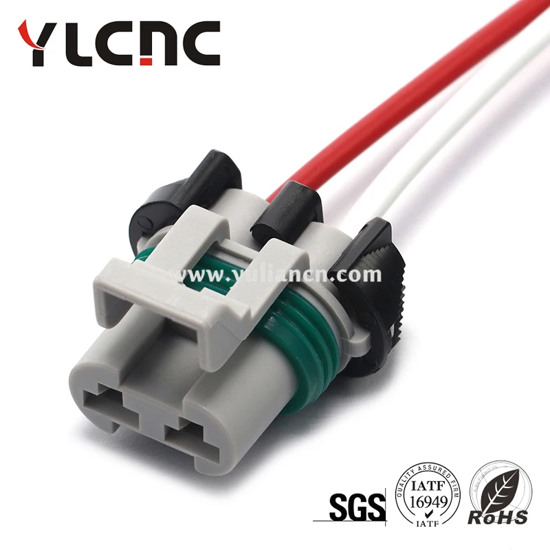YLCNC factory direct sales 1Pcs 2Pin Tank fan radiator plug ignition coil connector for Nissan Ford Mazda 15363990 12147067