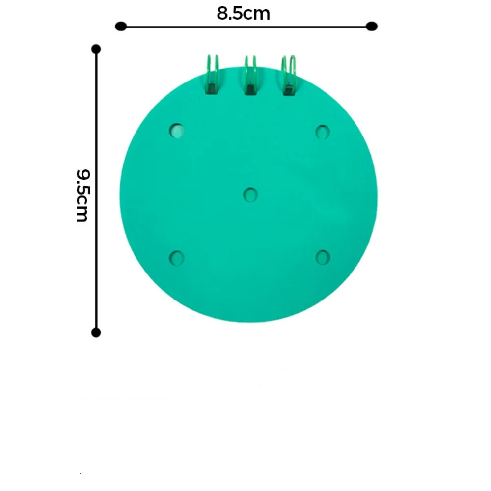 Round Stationery Coil Notebook Memo Book For Note-Taking Writing Drawing