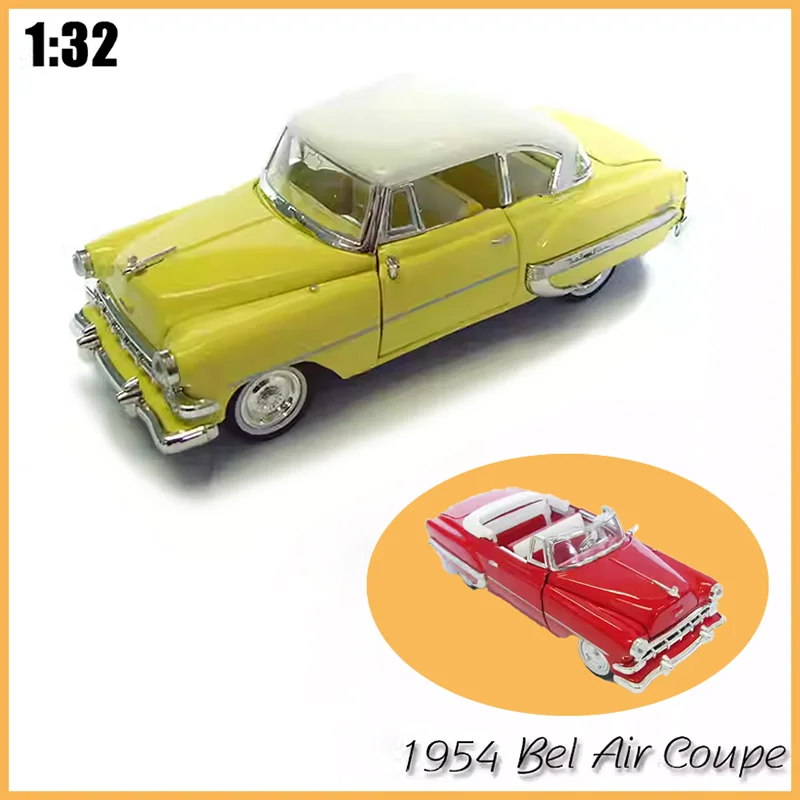 

Diecast Alloy 1:32 1954 Bel Air Classic Car Model Adult Collection Static Display Souvenir Gift Spot