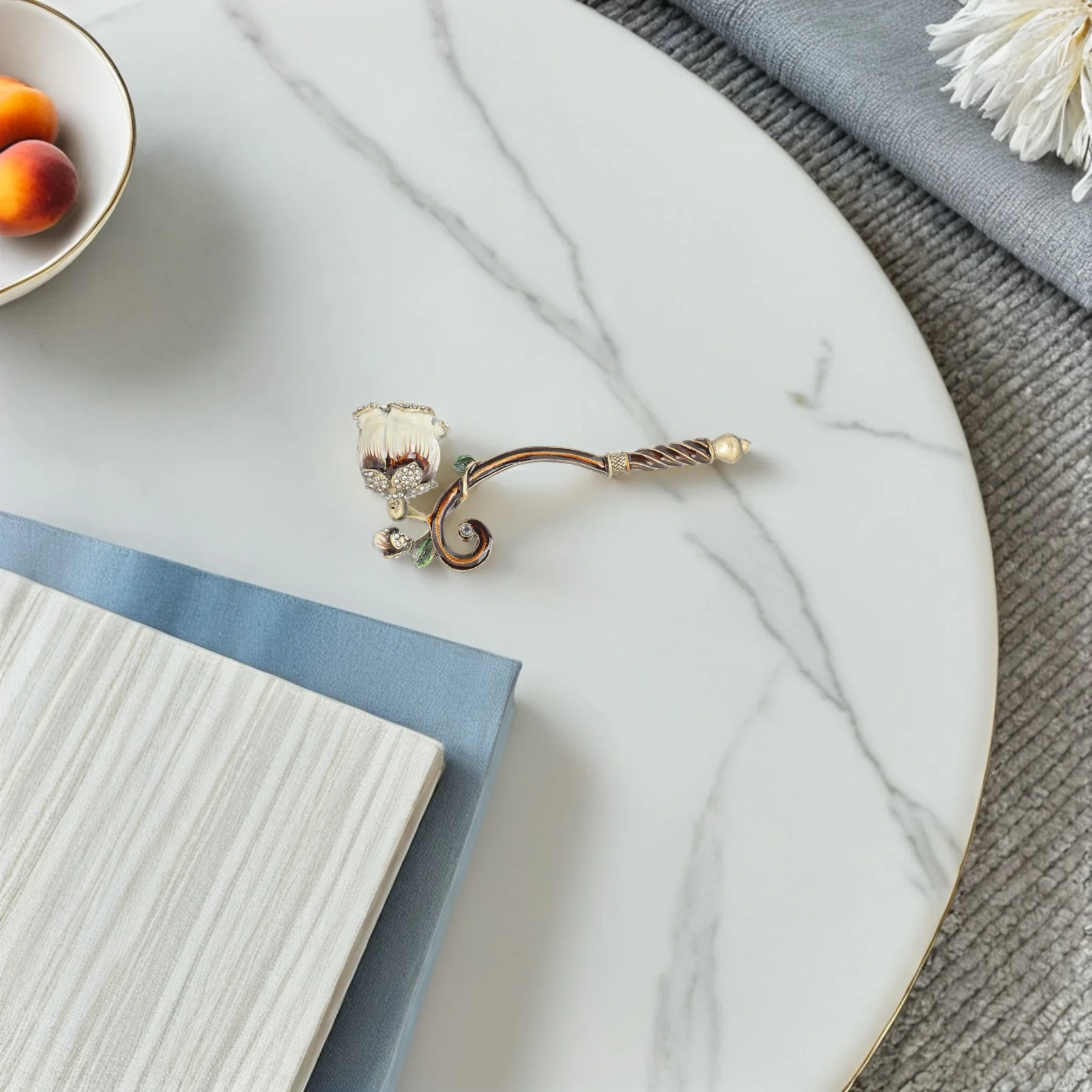 طفاية الفتيل المعدنية بمقبض طويل للشموع المعطرة أداة اللهب الملحقات المنزلية هدية ل #5