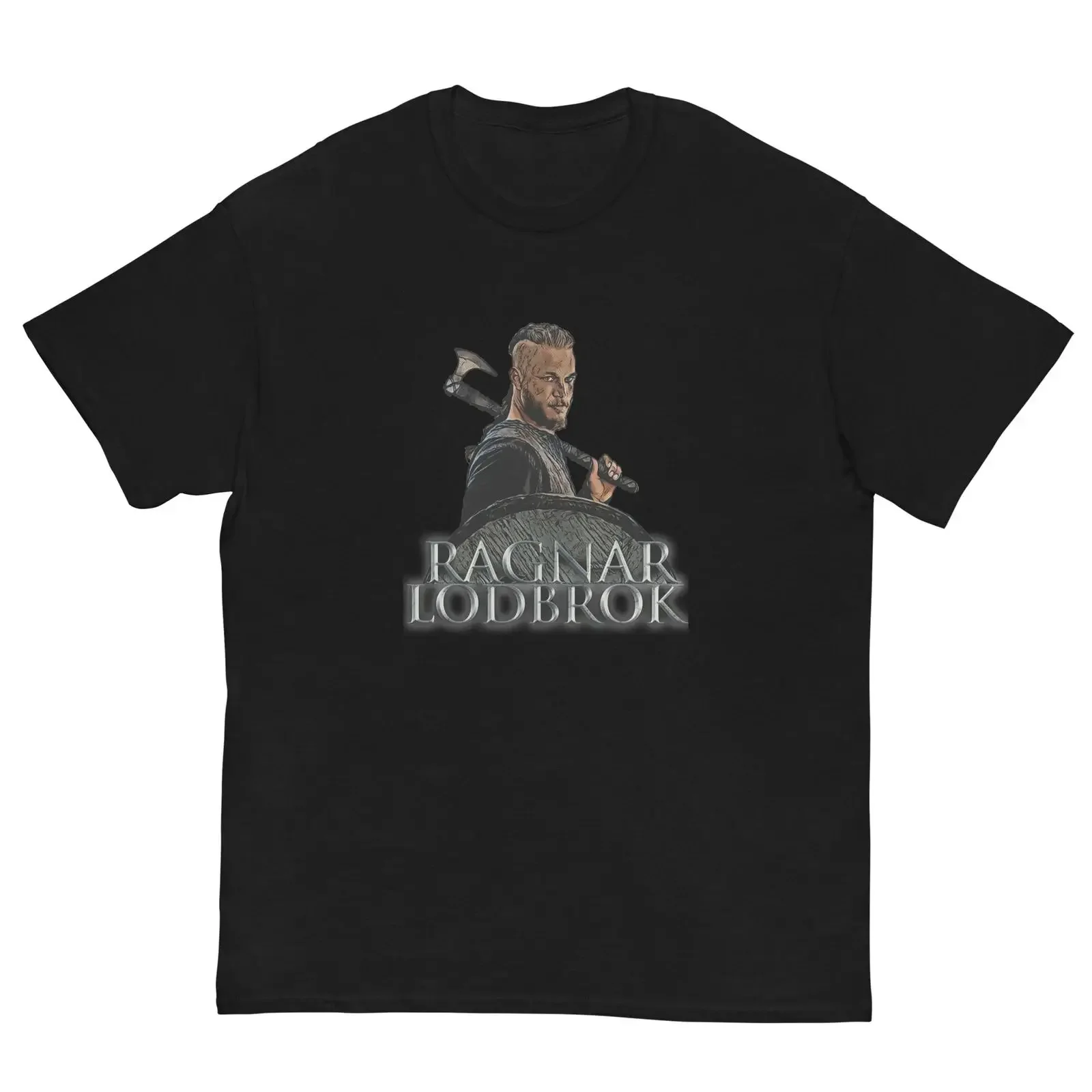 Vikings Ragnar Lodbrok T Shirt Design for True Viking Fans vintage Washed Versatile Top For Everyday Wear fashion Stylish