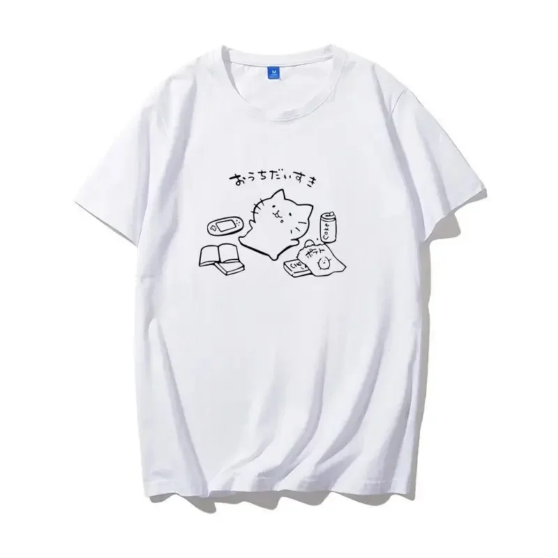 2026 Ropa Mujer Korean Women T-shirts Japanese Camisetas Women Tops Anime Fashion Harajuku Casual Street Tees Aesthetic Tops
