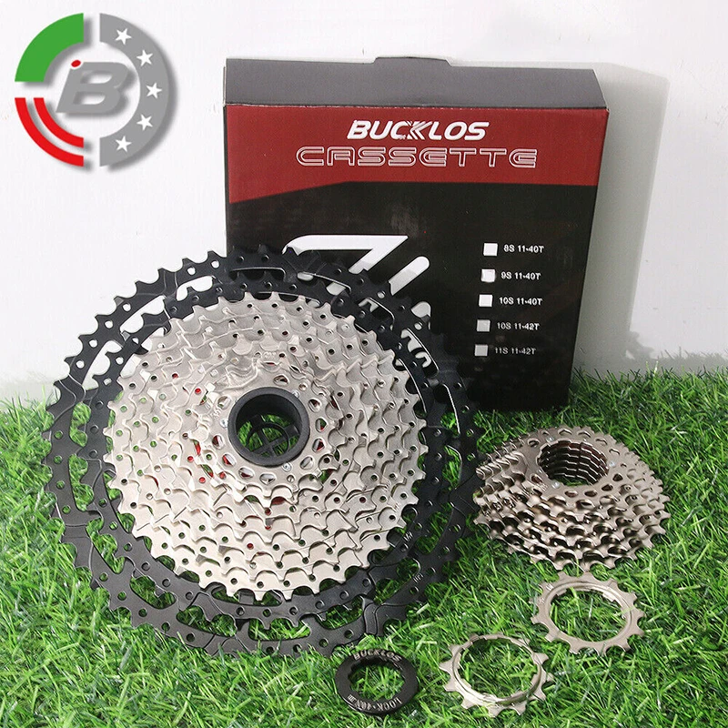 

BUCKLOS Road MTB Bike Cassette 8/9/10/11/12s 9v 10v 11-40T 11-46T Cassette 11-25/28/32/34/42/46/50T Freewheel for SHIMANO HG