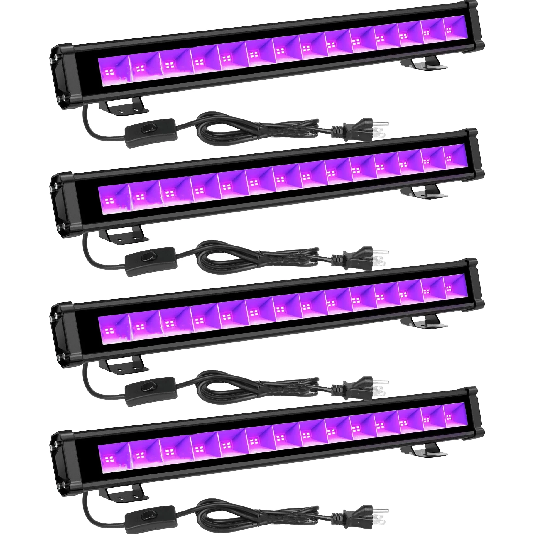 

LED UV Bar Black Stage Light for Glow Party Bedroom Poster Birthday Wedding Halloween Christmas Lighting