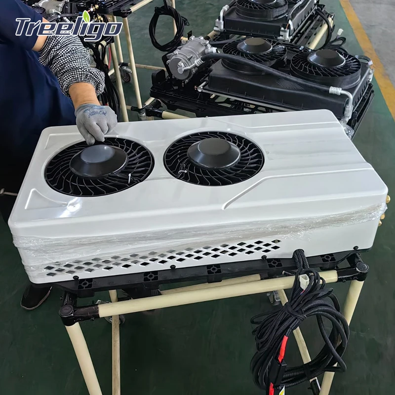 Cabin Sleeper Truck 12v 24v Air Conditioning Split Parking Cooler Car Mini Air Conditioner for Truck