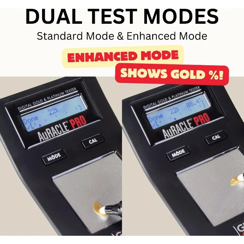 Outil de précision de testeur d'or et de platine à haute teneur en carat, écran LCD numérique électronique, portable et compact, PRO