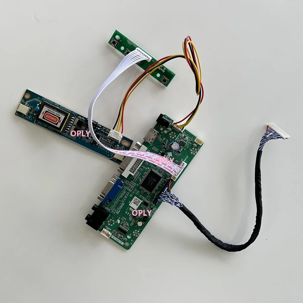 

M.NT68676 Controller board HDMI-compatible VGA DVI for LM170E03-TLJ2 LM170E03 1280X1024 17" 2 lamps panel Screen monitor DIY