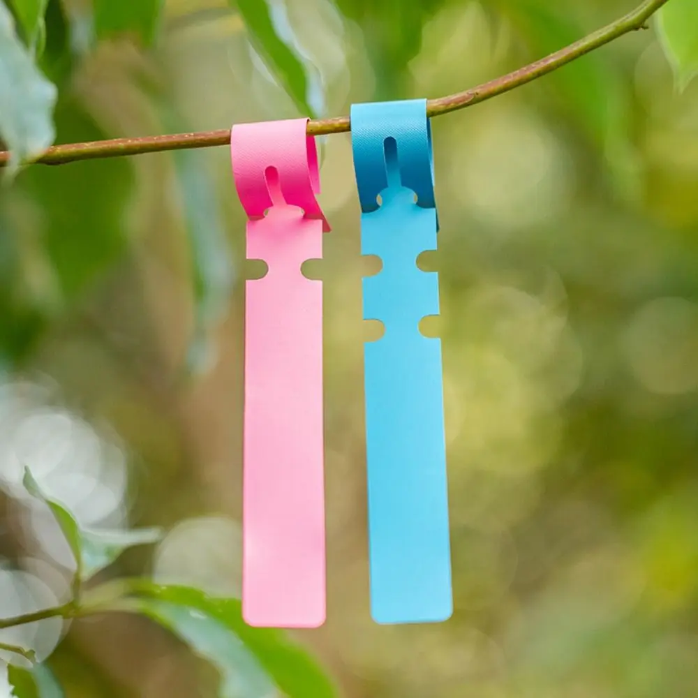 

200pcs Plant Label Tools Waterproof Plant Hanging Tags PVC Solid Color Plant Markers Reusable Garden Flower Label Garden Pots