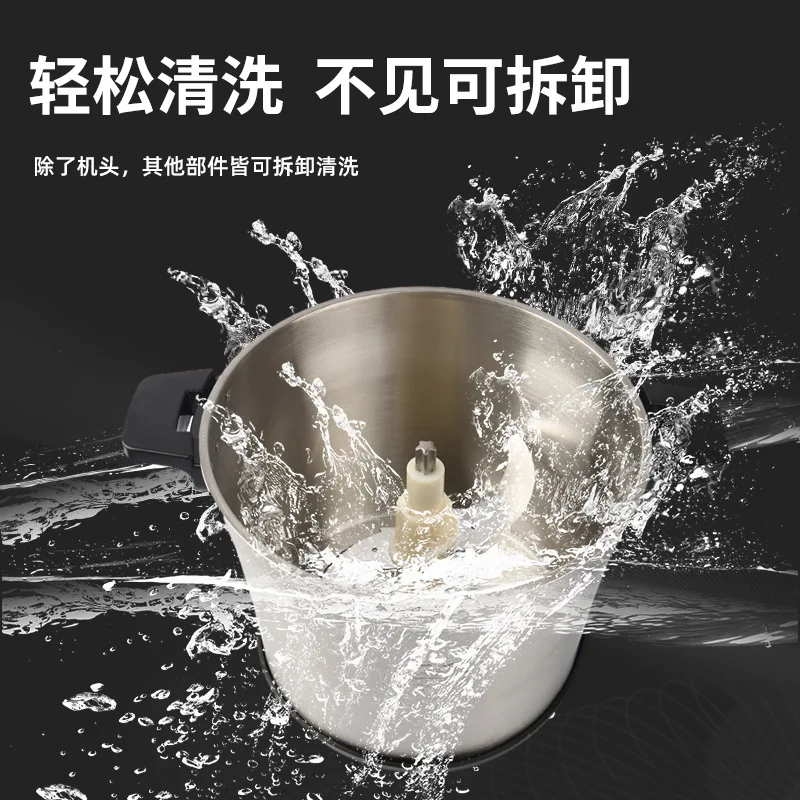 220V 12L 10L 6L Electric Meat Grinder Kitchen Chopper Mincer Stainless Steel Garlic Vegetable Blender Mixer Baby Food Processo