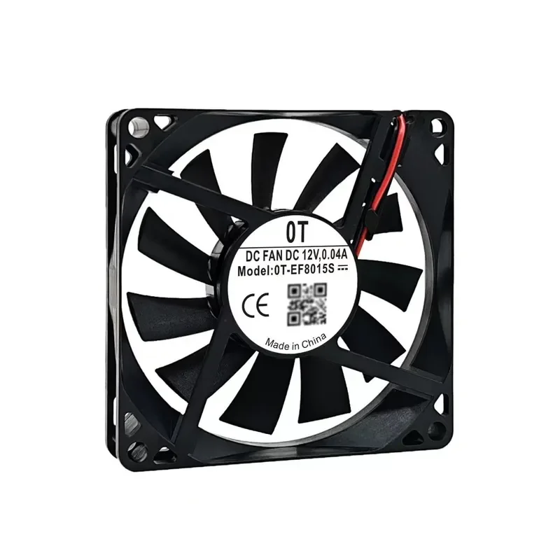 for OT-EF8015S 8CM 12V 0.04A Silent Refrigerator Cooling Fan Replacement for Various Fridges New Installation