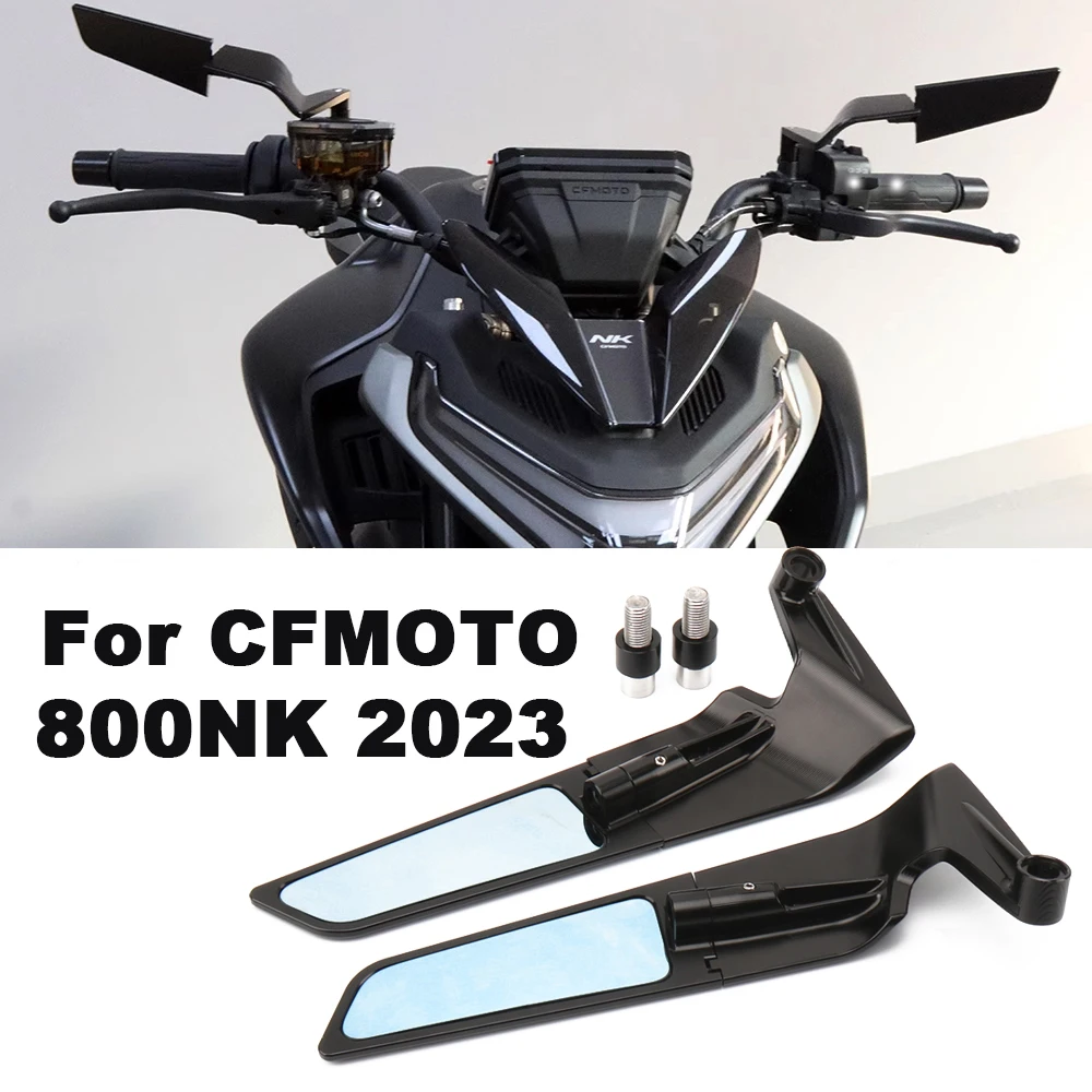 

Для мотоциклетных зеркал CFMOTO 800NK, незаметные зеркала, спортивные зеркала, Комплект крыльев, зеркала, аксессуары, зеркало 2023 800 NK