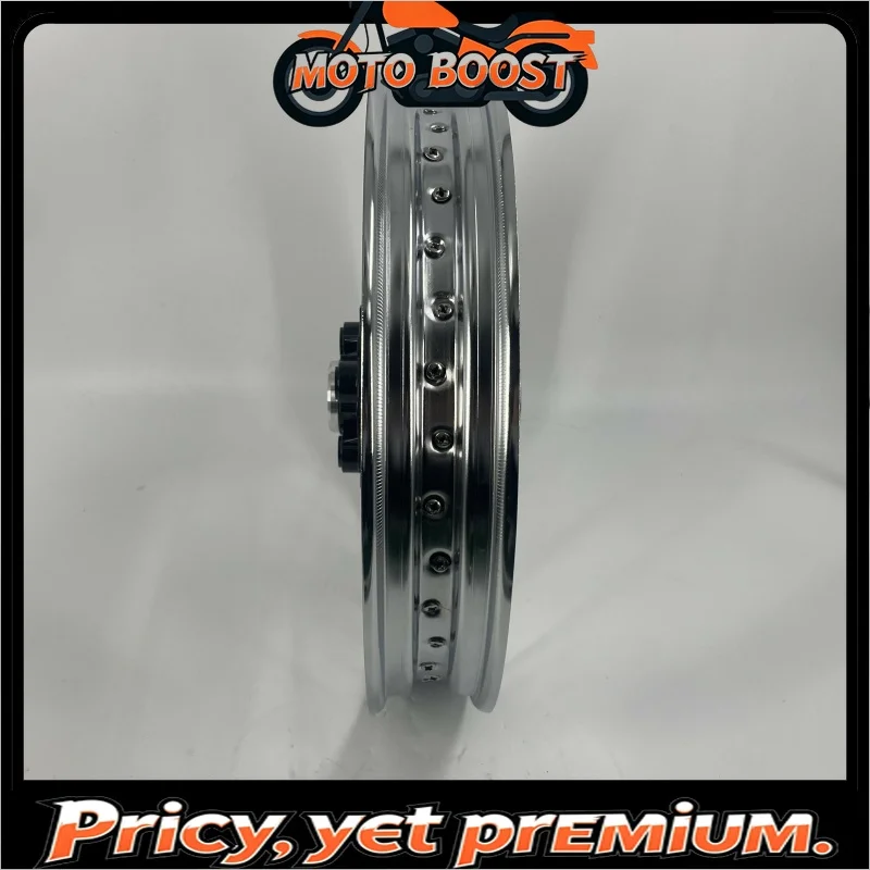 

【Premium quality】Motorcycle WHEEL - REAR - ALL CHROME - STAINLESS SPOKES For MUTT Motorcycle Original Parts MPT-0134