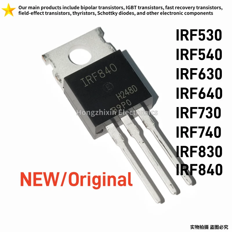 IRF9630 IRF9640 TO-220 10PCS NEW/Original IRF9530 IRF9540  P Channel Power MOSFET Field Effect Transistor Components
