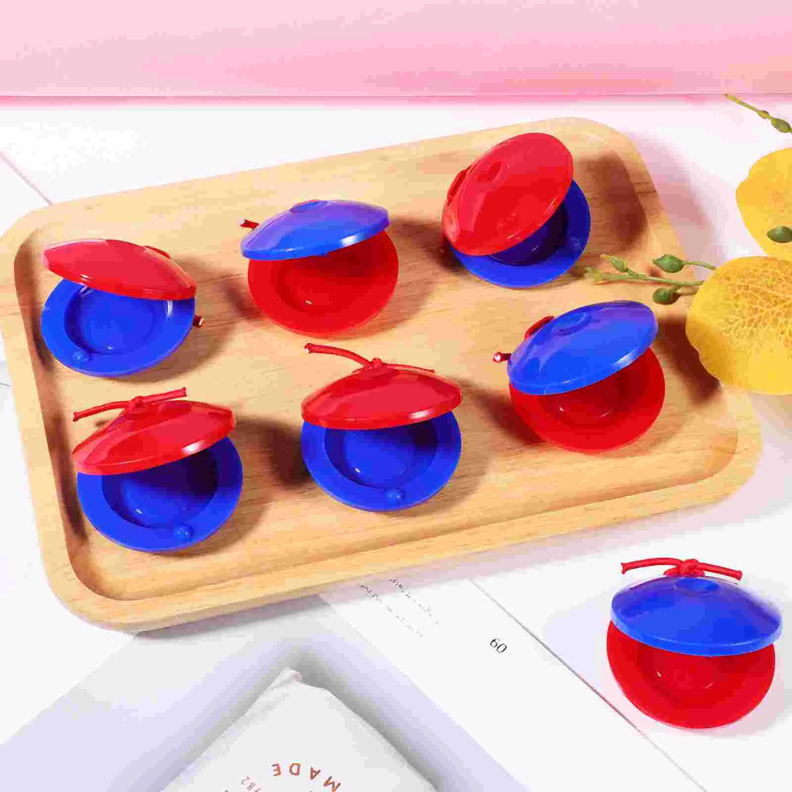 Finger Castanets เครื่องดนตรีของเล่นเด็กเครื่องดนตรีสําหรับเด็ก Clappers ดนตรีเด็ก