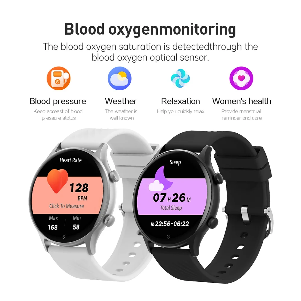 SKMEI 1.39 Inch Watches Mens Heart Rate Message Remind Waterproof Bluetooth Call Wristwatch Clock Male reloj hombre