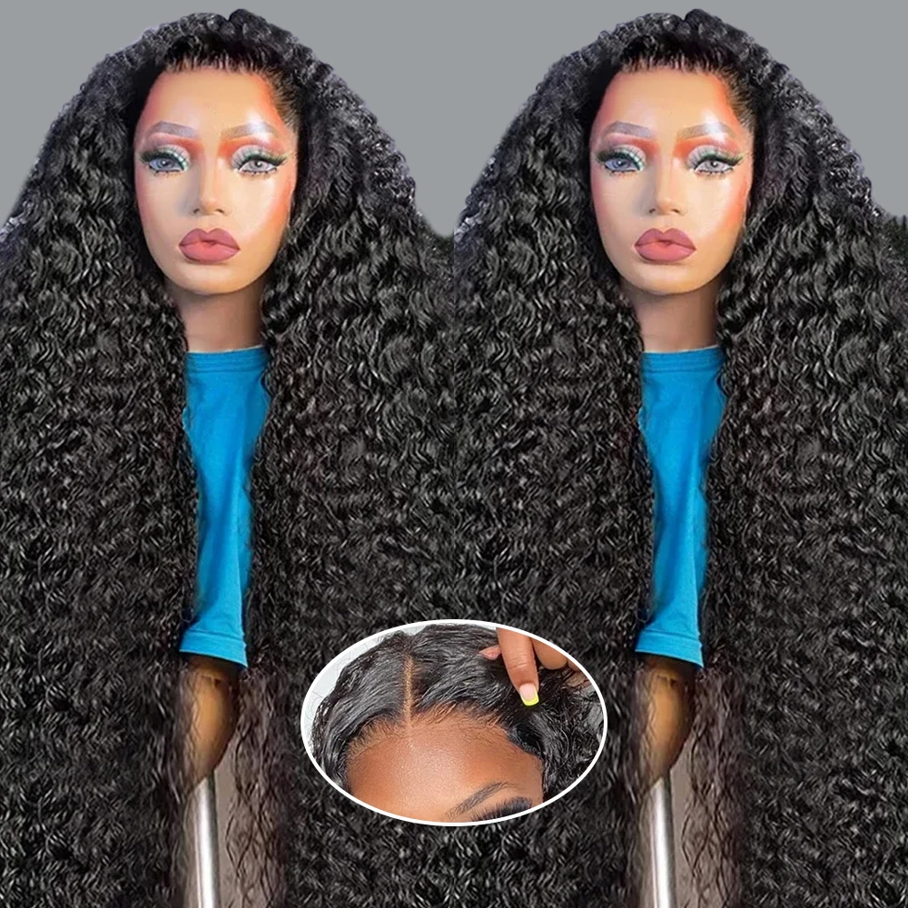 

Deep Wave Human Hair Wigs 250 Density 13x4 Glueless Human Hair Ready To Go Wig Remy Brazilian Human Hair Wigs For Women On Sale