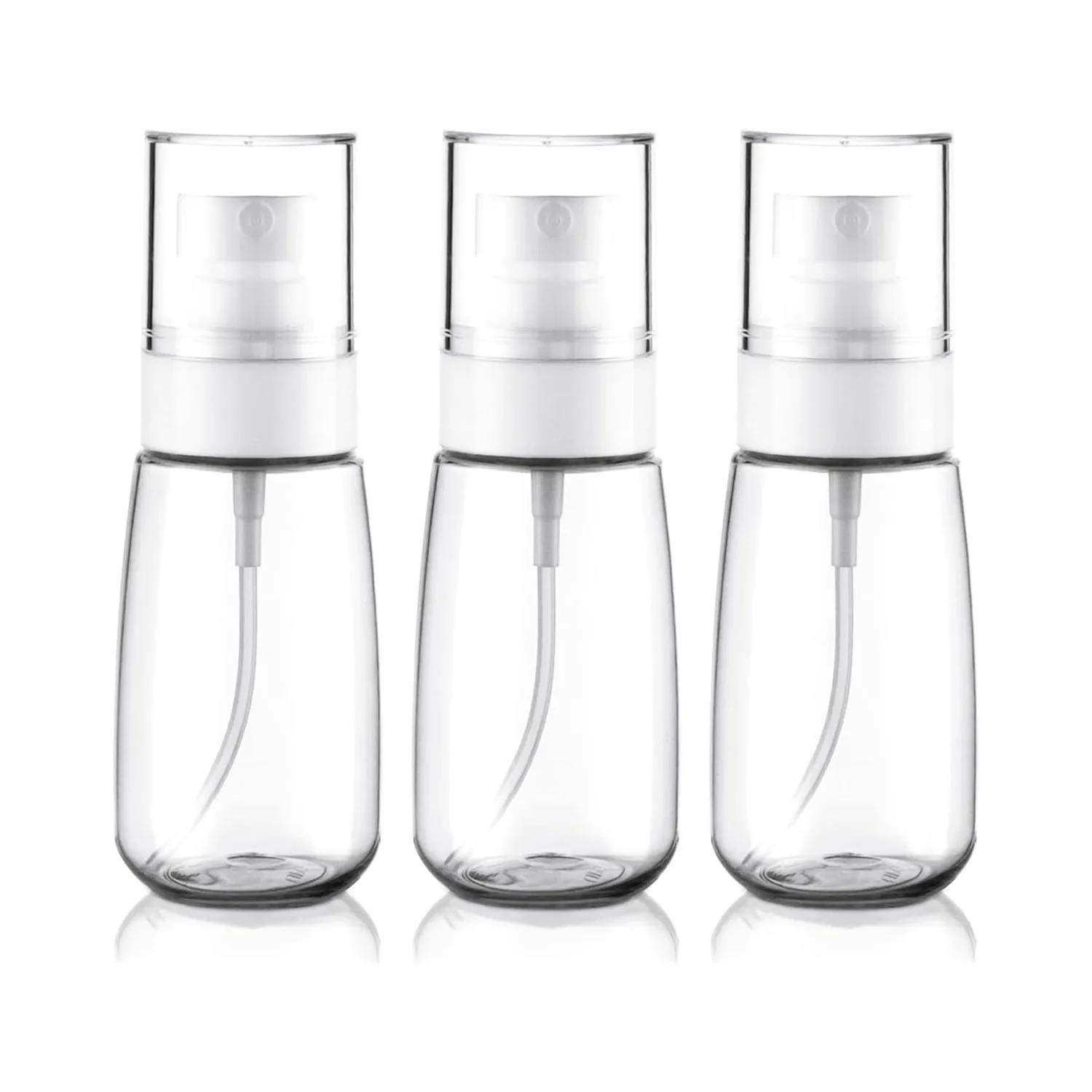 

3 Pack Travel Spray Bottle TSA Approved 2oz 60ml Leak Proof Fine Mist Spray Bottles Empty Plastic Refillable Spray Bottle