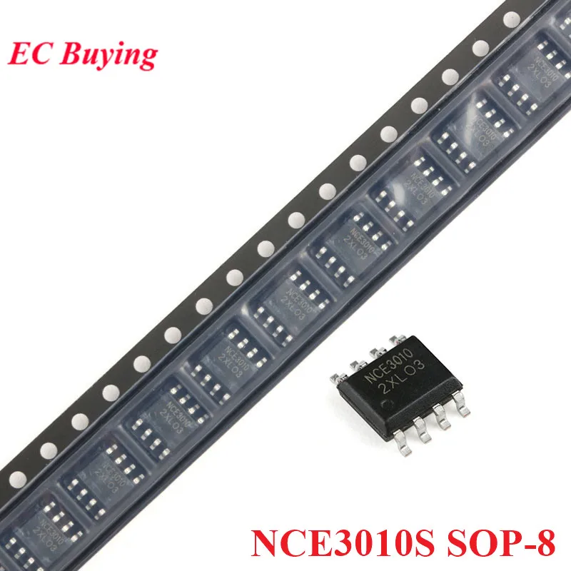 50 sztuk/5 sztuk NCE3010S SOP-8 NCE3010 NCE 3010 3010S SOP8 30V/10A N-kanałowy MOS FET lampa polowa tranzystor układ scalony