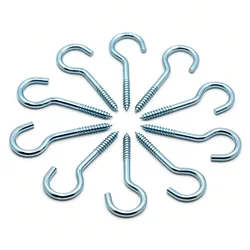 Open Sheep Eye Ring 1# 2# 3# 4# 5# 6# 8# 10# 12# 14# Question Mark Sharp-Tailed Blue Zinc Self-Tapping Screw Hook