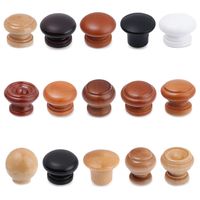 Wood Furniture Cabinet Drawer Knobs Cupboard Pulls Handle Kitchen Cupboard Wardrobe Dresser Hardware Accessories With Screw