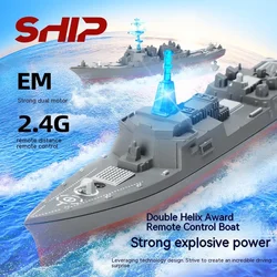 2024 New Remote-Controlled Warship With Multiple Shapes, 2.4g Remote-Controlled Boat, Electric Military Aviation Model, Water P