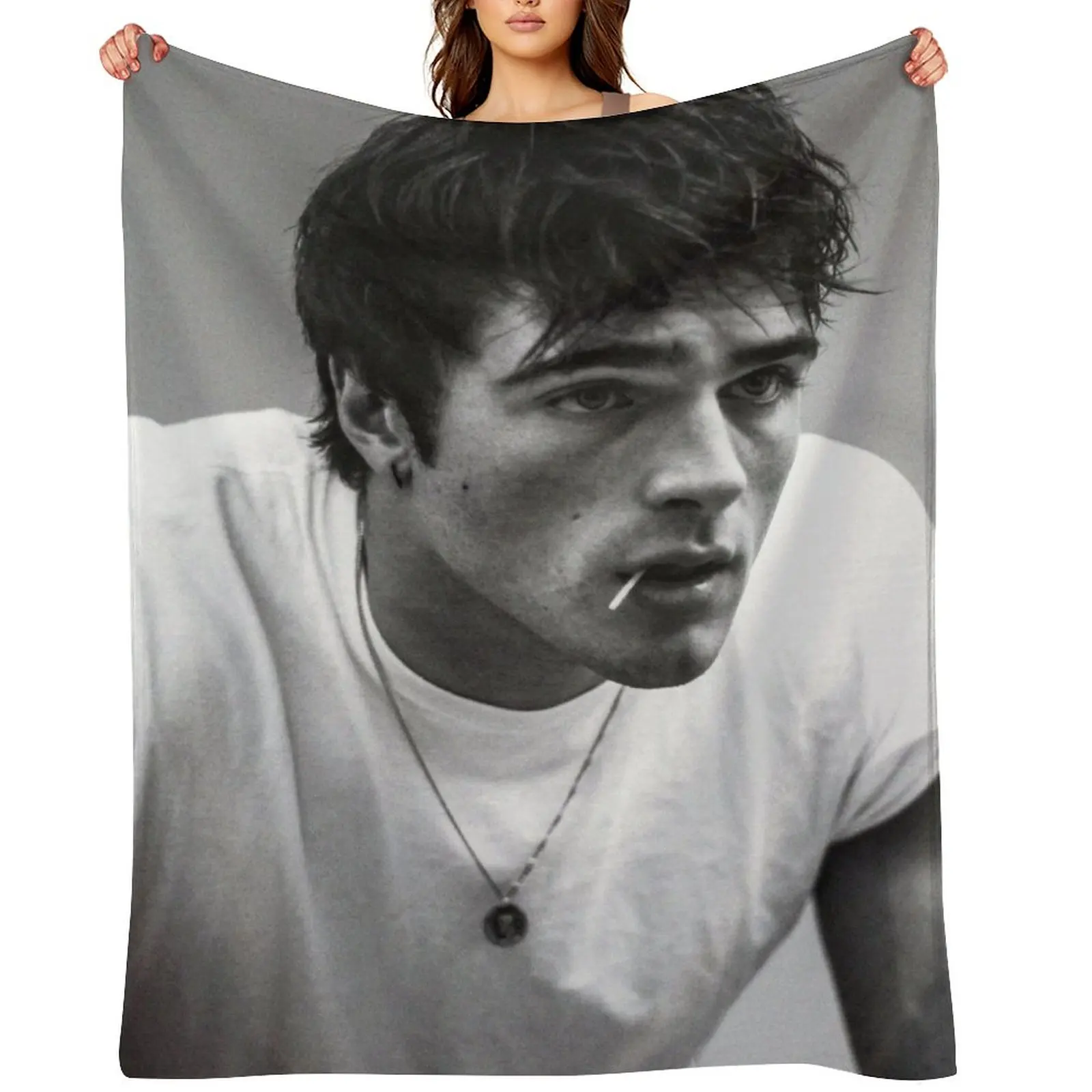 

Jacob Elordi Throw Blanket Decorative Beds For Decorative Sofa Tourist Bed covers Blankets