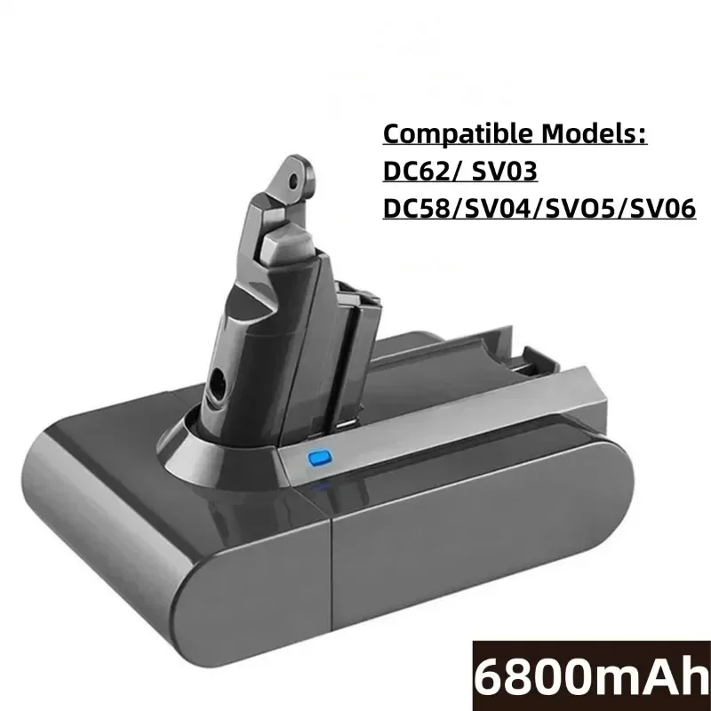 

Replacement Battery - for Dyson, Animal Motorhead, 21.6V，V6, DC58, DC59, DC61, DC62, DC72, DC74, SV03, SV04, SV05 SV06 SV07 SV09