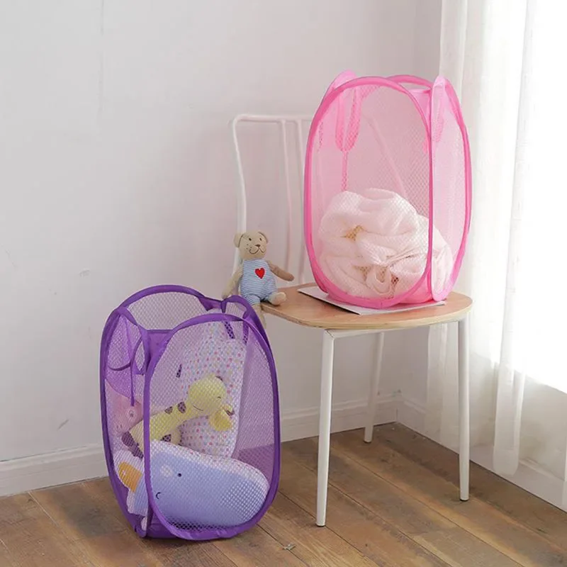 Foldable Mesh Laundry Basket 4