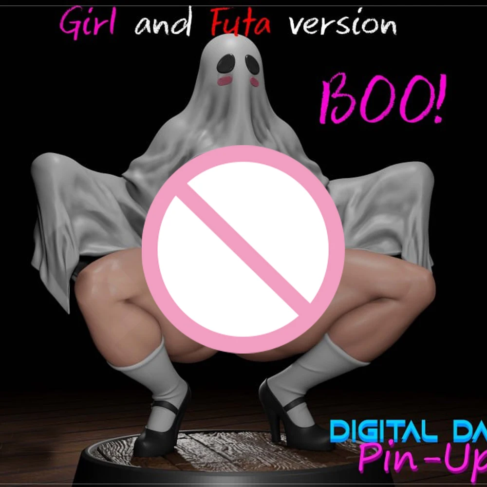 

1/24 NSFW Belle Boo Ghost Sexy Girl FUTA Resin Model Figure Toy Craft Unassembled Miniature Reduction Statue Unpainted Kits