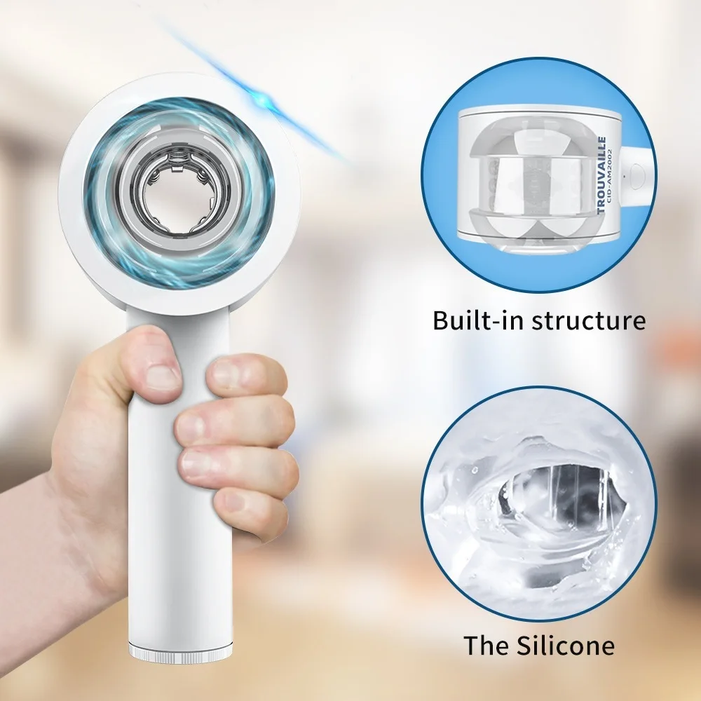 Automatic Telescopic Male Masturbator Blowjob Masturbation Cup Penis Delay Training Vibrator Realistic Adult Goods Sex Toys view 4