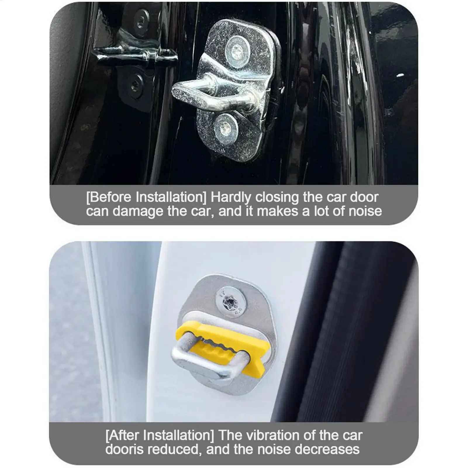 Universeller Autotür-Stoßdämpfer, Schalldämpfer, Vibrationsdämpfer, Dämpfungspolster, Anti-Vibrations-Pufferkissen ﻿ – Detail 5
