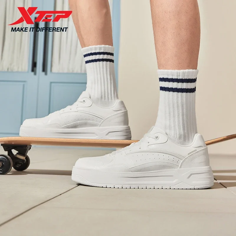 Xtep Skateboard-Schuhe für Herren, 2022, Sommer, leichte Sportschuhe, Low-Top, modische Street-Style-Turnschuhe 875319310016