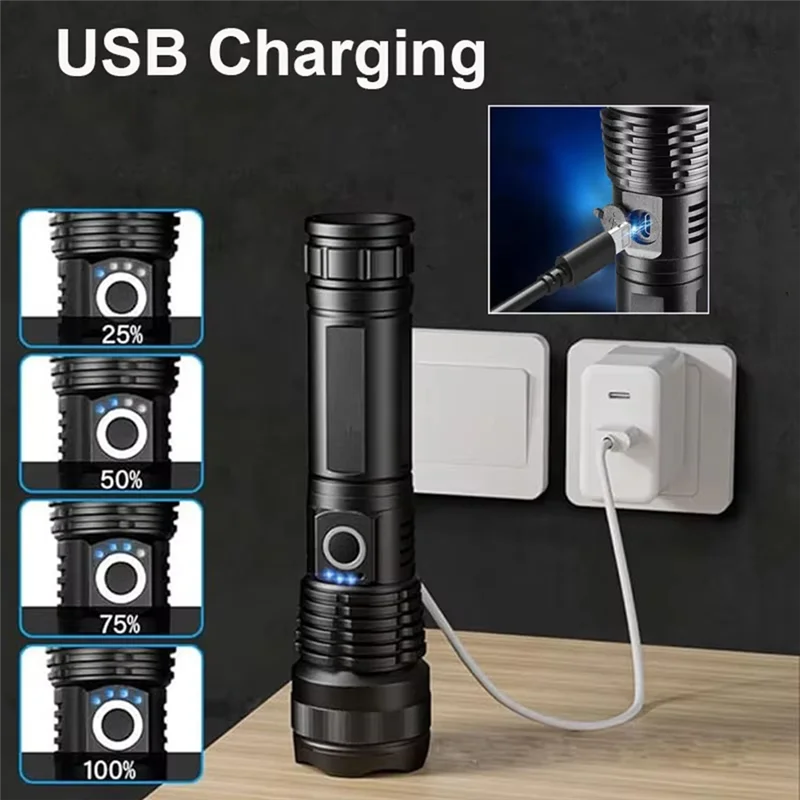 

Y67A-Super Bright LED Flashlight High Power, Portable Torch For Outdoor Ultra Bright Lighting, Long-Lasting
