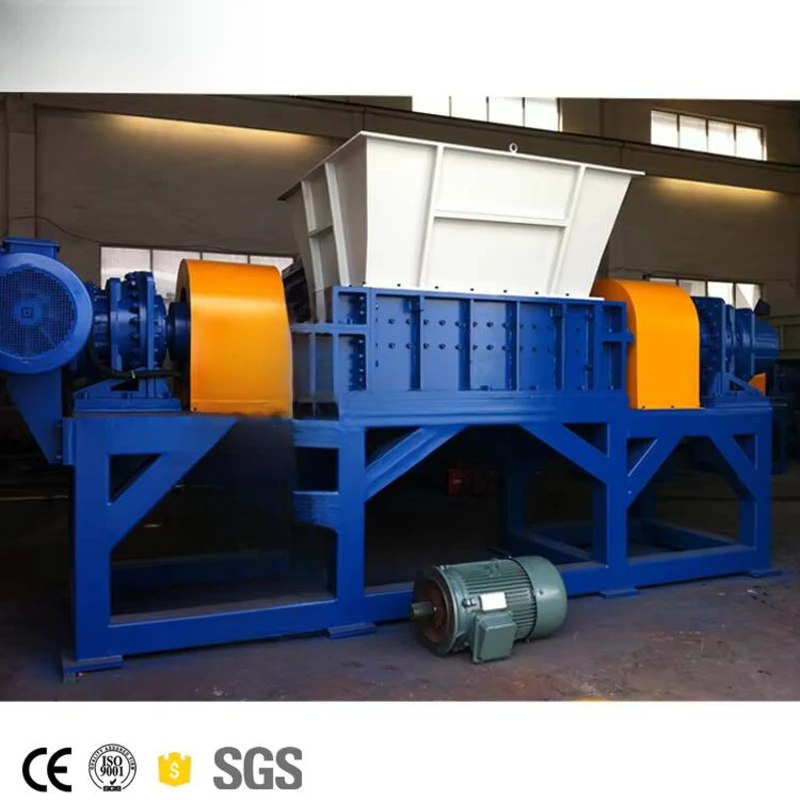 Plastic Film Bags, Tubes, Bottles, Blocky Mateials, Wood, Pape, Ties, Metal Single And Double Shaft Shedde, Plastic view 2
