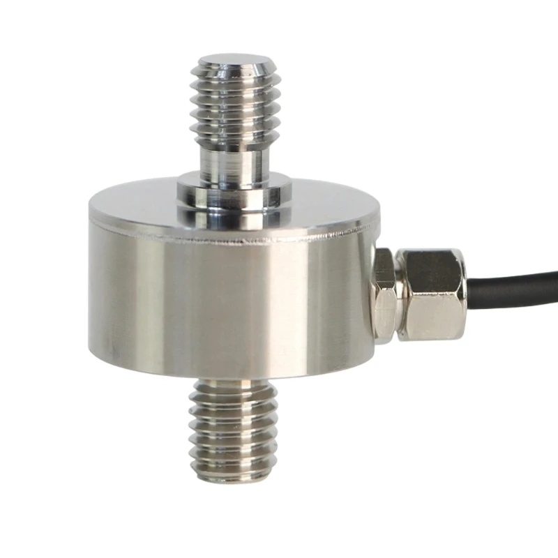 E28D Precise Miniature Double Bolt Tension Compression Load Cell With 5KG To 500KG Capacity Option For Industrial Automation