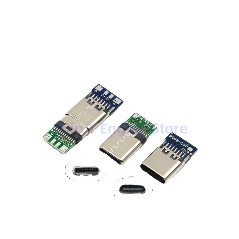 Connecteur USB 3.1 Type-C, prise mâle/femelle, adaptateur de prise pour souder le fil et le câble, ligne de données bricolage, réparation de téléphone portable, 5 ensembles, 10 pièces