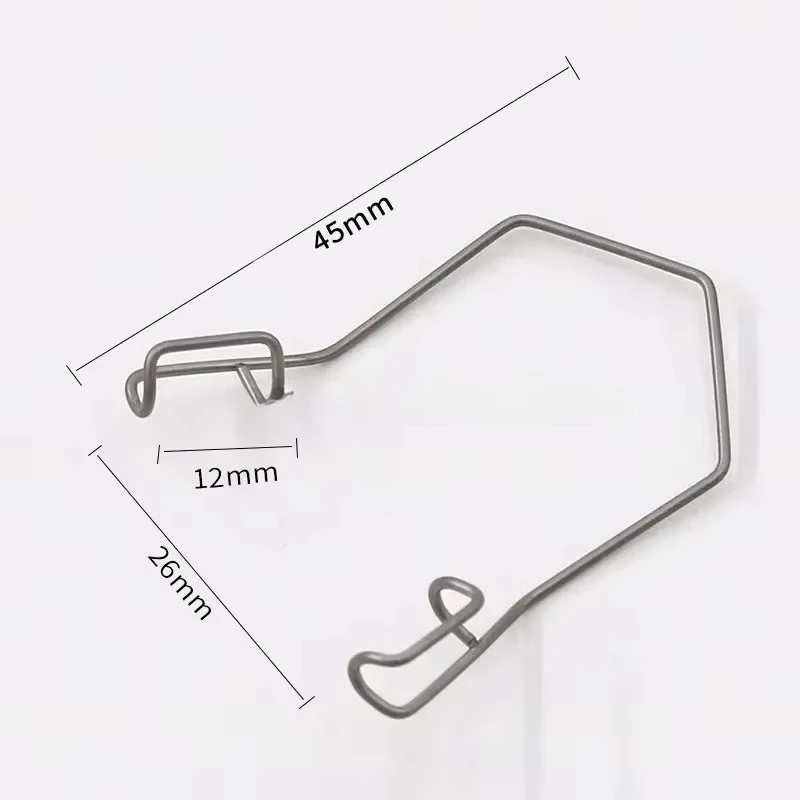 Stainless Steel 50mm Opened Straight Ophthalmic Eyelid Retractor Speculum for Surgery