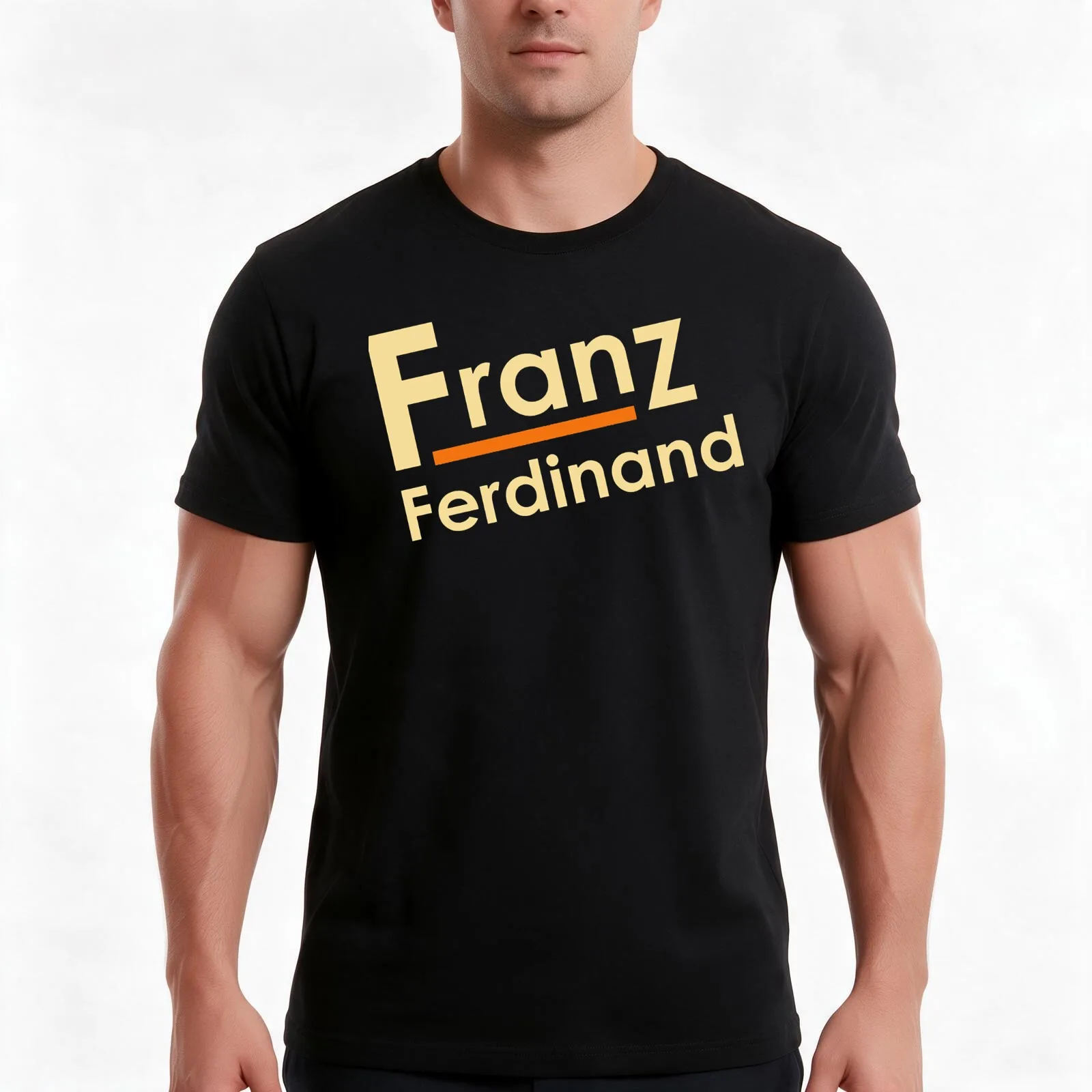 franz ferdinand Essential T-Shirt, Summer Casual Cotton Tee, Oversized Streetwear Tops, Vintage Graphic Print, Unisex Men Women