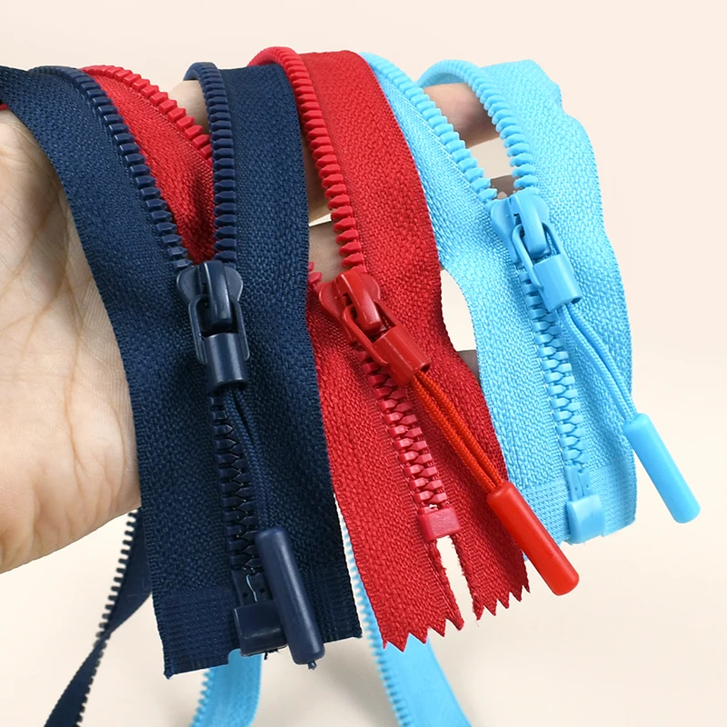 

3/5Pcs 5# Sewing Resin Zipper 15/20/25cm Close-End 40-80cm Open-End Zippers Bag Jacket Closures Zips Repair Kits Accessories