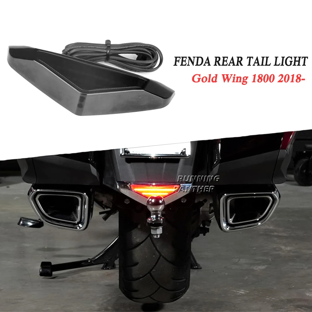 

Motorcycle Rear Lower Fender Trim Tail Light Brake Running LED Light For Honda Goldwing Gold Wing GL 1800 GL1800 F6B 2018-2024