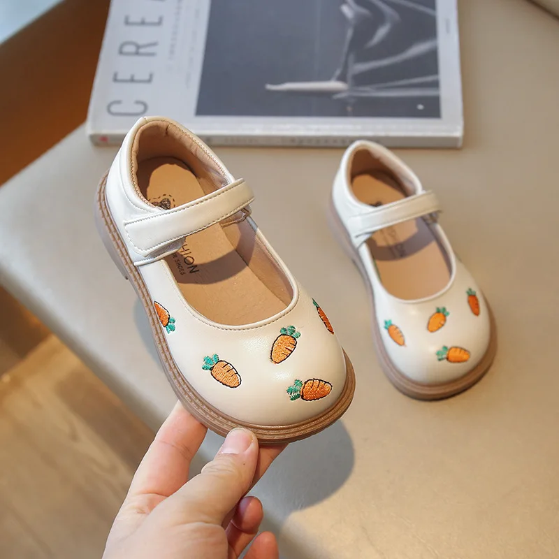 Baby Shoe Girl Little Leather Shoe 2023 Children Shoes Anti-slippery Soft Sole Princess Shoe Kid Shoe for Girl Туфли Для Девочки