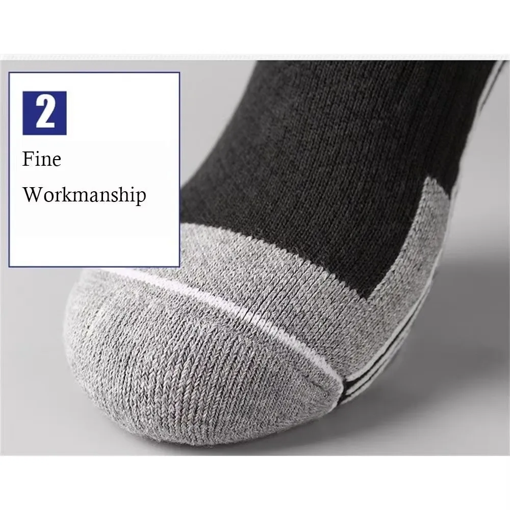 New Anti-slip Ski Socks Breathable Thickened Compression Socks Moisture-wicking Thermal Knee High Socks